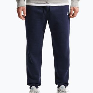 Pantaloni pentru bărbați Nike Club Cuffed Brushed obsidian/obsidian/white