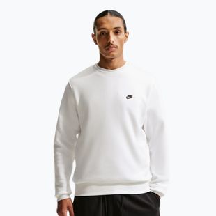 Bluză pentru bărbați Nike Club Fleece Crew white/black
