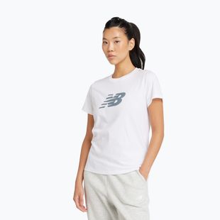 Femeii New Balance Jersey Logo alb