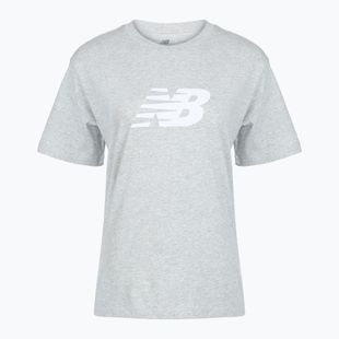 Tricou pentru femei New Balance Sport Jersey Relaxed Logo reflection/white/light arctic grey