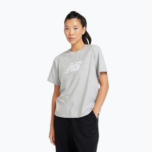 Tricou pentru femei New Balance Sport Jersey Relaxed Logo reflection/white/light arctic grey