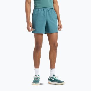 Bărbați New Balance Tournament Seersucker scurt noi pantaloni scurți de tenis spruc