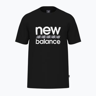 Tricou negru New Balance Sport Graphic pentru bărbați