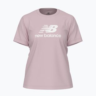 Femei New Balance Jersey Stacked Logo T-Shirt rosesugar