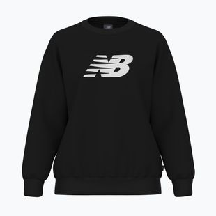 Tricou New Balance Sport Fleece Logo Crew pentru femei negru