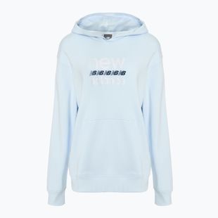 Femeii New Balance Sport Graphic French Terry Hoodie albastru gheață