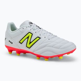 Încălțăminte de fotbal pentru bărbați New Balance 442's Team V2 FG white