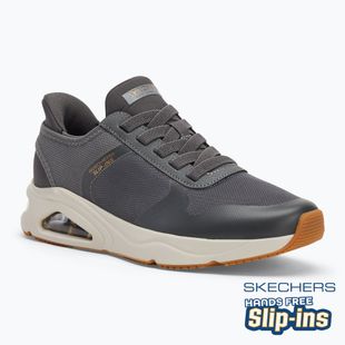 Încălțăminte pentru bărbați SKECHERS Uno Tres-Air Necessairy Comfort charcoal
