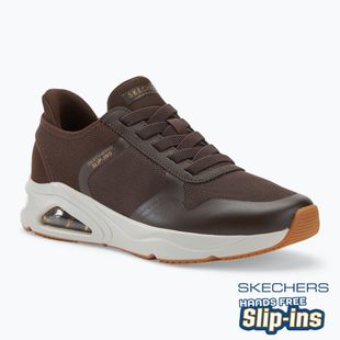 Încălțăminte pentru bărbați SKECHERS Uno Tres-Air Necessairy Comfort chocolate