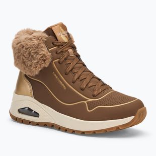 Încălțăminte pentru femei SKECHERS Uno Rugged Fall Shimmer taupe/metallic
