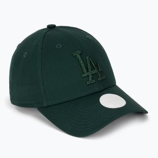 Șapcă pentru femei New Era Metallic 9FORTY Los Angeles Dodgers dark green