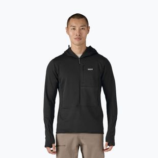 Geacă softshell pentru bărbați Patagonia R1 Hybrid Pullover Hoody black