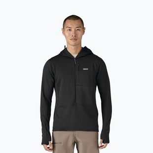 Geacă softshell pentru bărbați Patagonia R1 Hybrid Pullover Hoody black