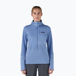 Geacă softshell pentru bărbați Patagonia R1 Hybrid Pullover Hoody abundant blue