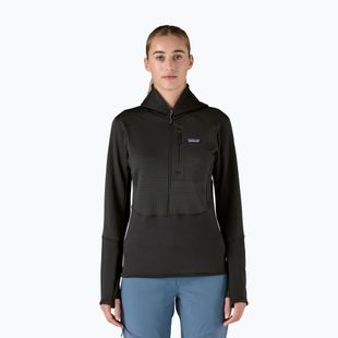 Geacă softshell pentru femei Patagonia R1 Hybrid Pullover Hoody black
