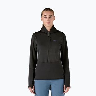 Geacă softshell pentru femei Patagonia R1 Hybrid Pullover Hoody black