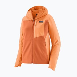 Geacă softshell pentru femei  Patagonia R1 CrossStrata Hoody rock melon