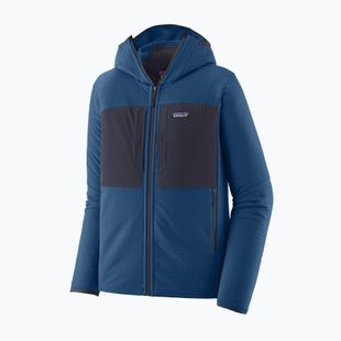 Geacă softshell pentru bărbați Patagonia R2 TechFace Hoody clement blue