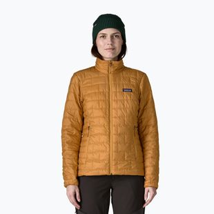 Geacă izolată pentru femei Patagonia Nano Puff smolder talon gold