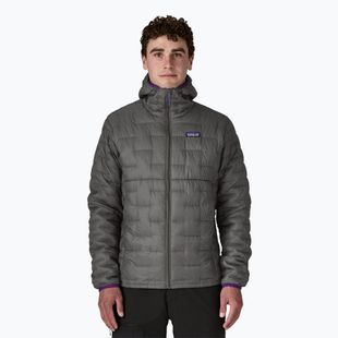 Geacă de puf pentru bărbați Patagonia Micro Puff Hoody forge grey