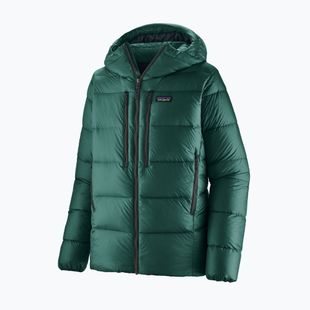 Geacă de puf pentru bărbați Patagonia Fitz Roy Down Hoody cascade green