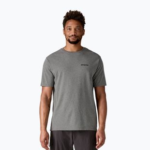 Tricou pentru bărbați Patagonia Fitz Roy Icon Responsibili-Tee gravel heather