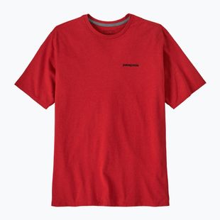 Tricou pentru bărbați Patagonia P-6 Logo Responsibili-Tee amanita red