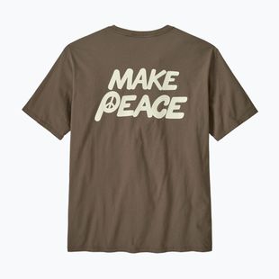 Tricou pentru bărbați Patagonia Balance Organic peace seeds / marlow brown