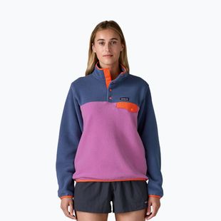Bluză de trekking pentru femei Patagonia LW Synch Snap-T P / O brisk purple