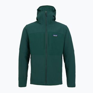 Geacă softshell pentru bărbați Patagonia R2 TechFace Hoody cascade green