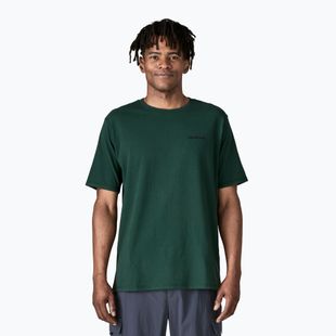 Tricou pentru bărbați Patagonia P-6 Logo Responsibili-Tee cascade green