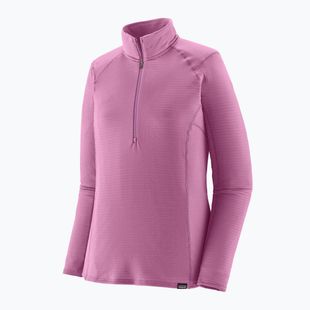 Bluză pentru femei Patagonia Cap Termal Weight Zip Neck brisk purple