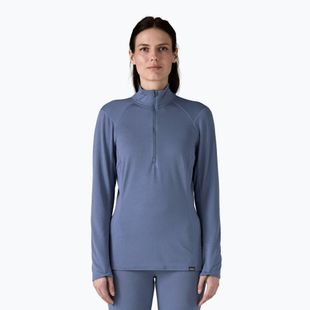 Bluză pentru femei Patagonia Cap Termal Weight Zip Neck clement blue