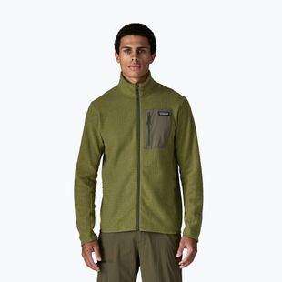 Bluză de trekking pentru bărbați Patagonia R1 Air caper green