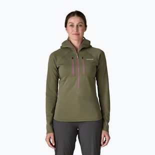 Bluză pentru femei Patagonia R1 Ultralight Hoody basin green
