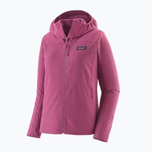 Geacă softshell pentru femei Patagonia R1 CrossStrata Hoody faded magenta