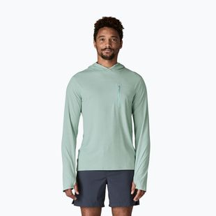 Bluză pentru bărbați Patagonia Capilene Cool Sun Hoody thermal blue/thin ice x-dye