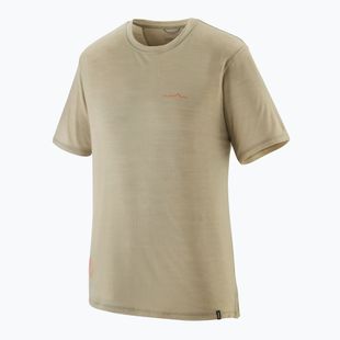 Tricou pentru bărbați Patagonia Cap Cool Merino Blend Graphic Shirt multi-pitch/weathered stone