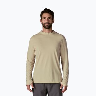 Bluză pentru bărbați Patagonia Capilene Ultra Hoody pumice/dyno white x-dye