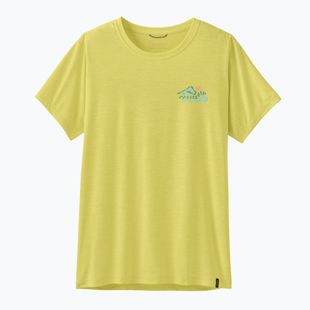 Tricou pentru femei Patagonia Capilene Cool Daily Shirt - Boardshort Logo lemon zest