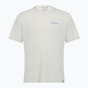 Tricou pentru bărbați Patagonia Capilene Cool Daily - Boardshort Logo dyno white