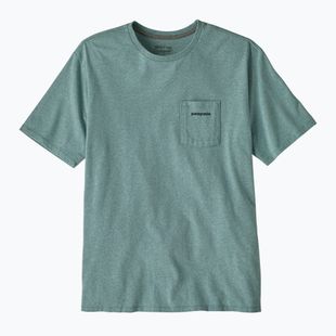 Tricou pentru bărbați Patagonia Boardshort Logo Pocket Responsibili blue sage