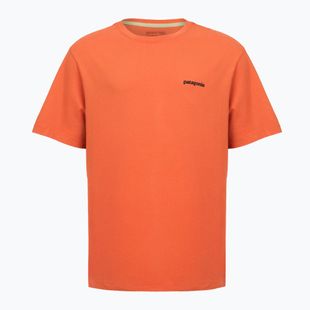Tricou pentru bărbați Patagonia P-6 Logo coal orange