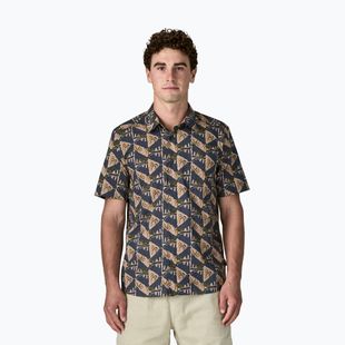 Cămașă pentru bărbați Patagonia Go To jaguar geo/dolomite blue