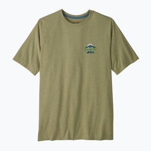 Tricou de trekking pentru bărbați Patagonia Great Waves Responsibili Tee gumtree green