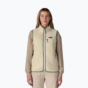 Vesta pentru femei  Patagonia Retro Pile natural cu ellwood green