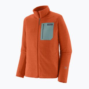 Bluză de trekking pentru bărbați Patagonia R1 Air coal orange