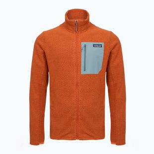 Bluză de trekking pentru bărbați Patagonia R1 Air coal orange
