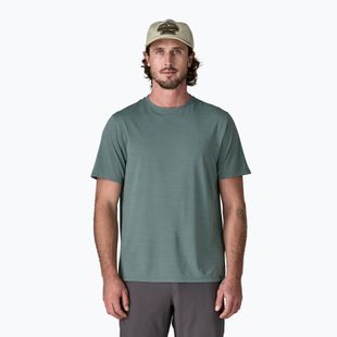 Tricou pentru bărbați Patagonia Capilene Cool Ultra blue sage/light blue sage x-dye