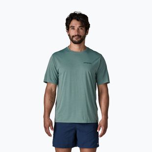 Tricou pentru bărbați Patagonia Capilene Cool Daily - Boardshort Logo blue sage/light blue sage x-dye